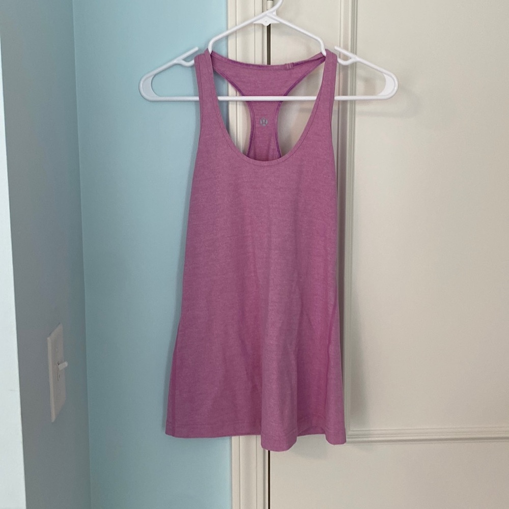 Light purple Lululemon tank top